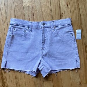 Gap lilac denim shorts